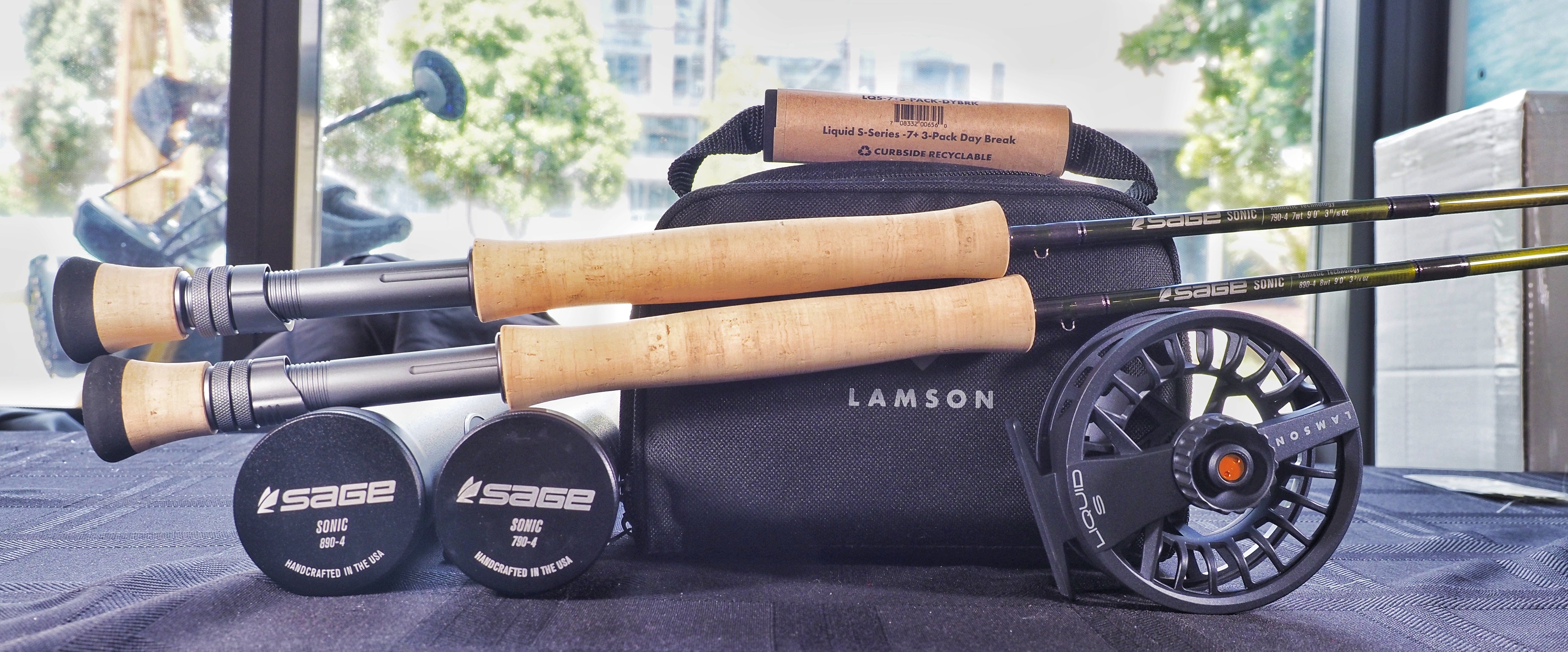 Killer Combo - Sage Sonic Fly Rod 790-4 or 890-4 & Lamson 7+ Reel Combo